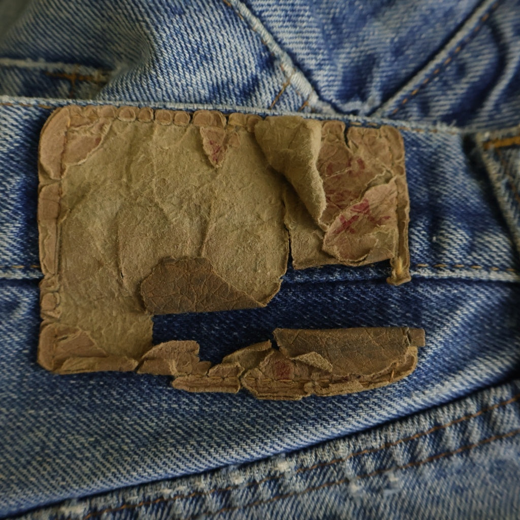 Levi's(リーバイス) 70s VINTAGE 501 66前期 ヴィンテージ 両面スモールe 不均等V ボタン裏6 ボタンフライ デニムパンツ インディゴ