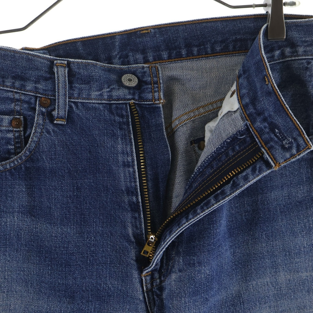 Levi's(リーバイス) 90-00s VINTAGE Replica 504Z 60sMODEL ヴィンテージ レプリカ 両面BIG E ボタン裏J24 ジップフライ オフセット デニムパンツ インディゴ