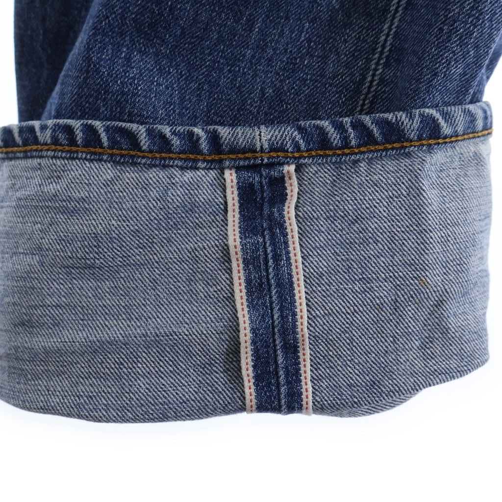 Levi's(リーバイス) 90-00s VINTAGE Replica 504Z 60sMODEL ヴィンテージ レプリカ 両面BIG E ボタン裏J24 ジップフライ オフセット デニムパンツ インディゴ
