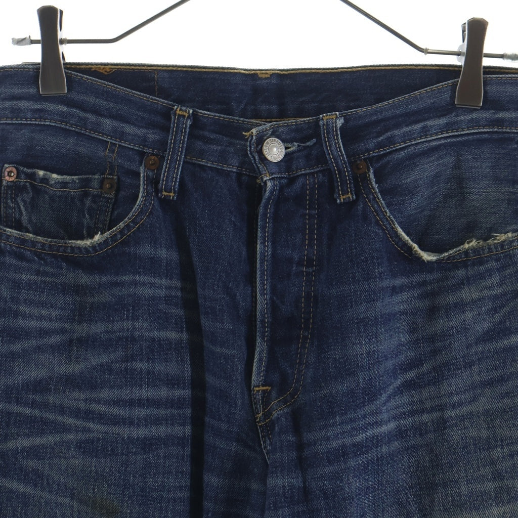 Levi's(リーバイス) 90-00s VINTAGE 501 ヴィンテージ 両面スモールe 不均等V ボタン裏359 ボタンフライ デニムパンツ インディゴ