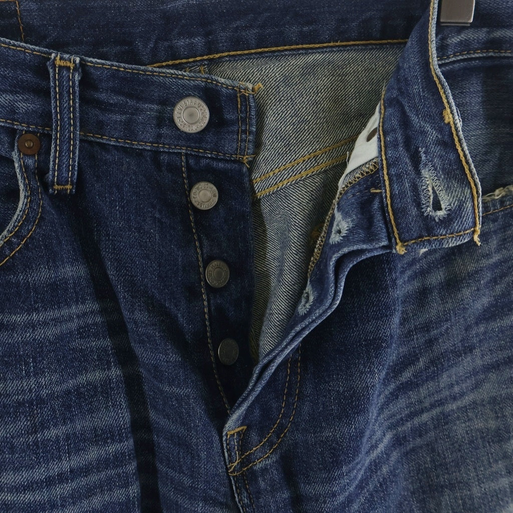 Levi's(リーバイス) 90-00s VINTAGE 501 ヴィンテージ 両面スモールe 不均等V ボタン裏359 ボタンフライ デニムパンツ インディゴ