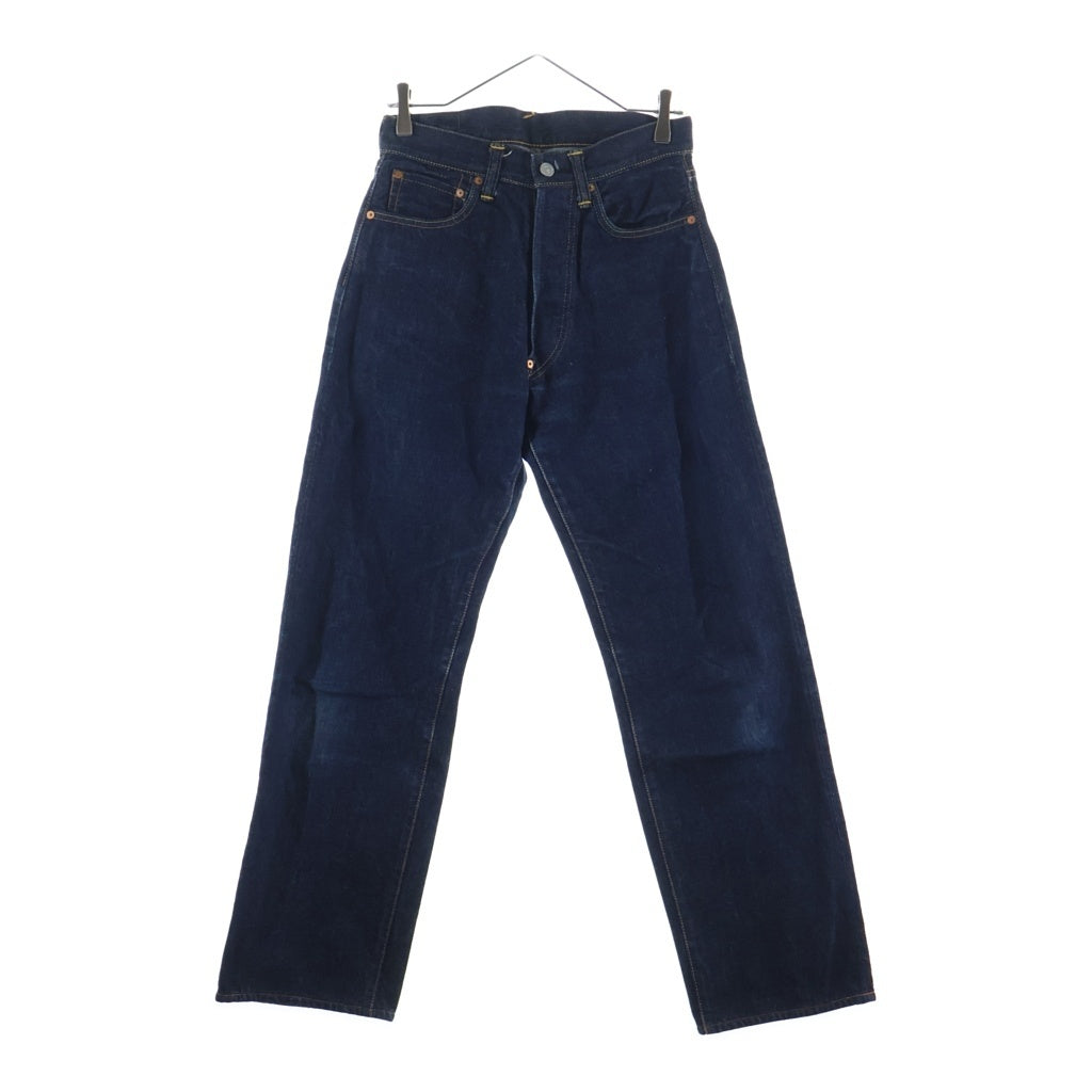 EVISU(エビス) 00s No.2 2001 Denim Pants ボタンフライ デニムパンツ ペイント インディゴ