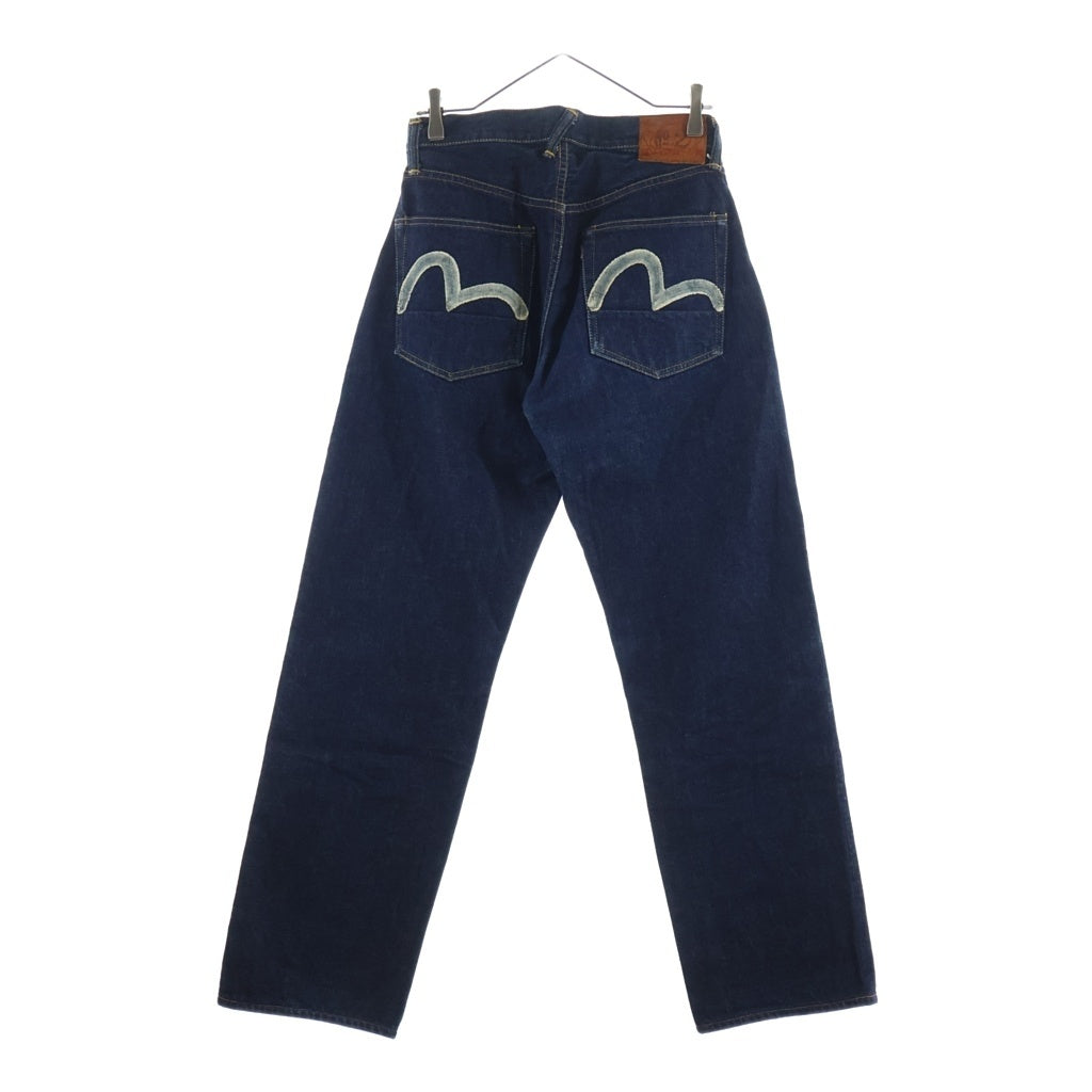 EVISU(エビス) 00s No.2 2001 Denim Pants ボタンフライ デニムパンツ ペイント インディゴ