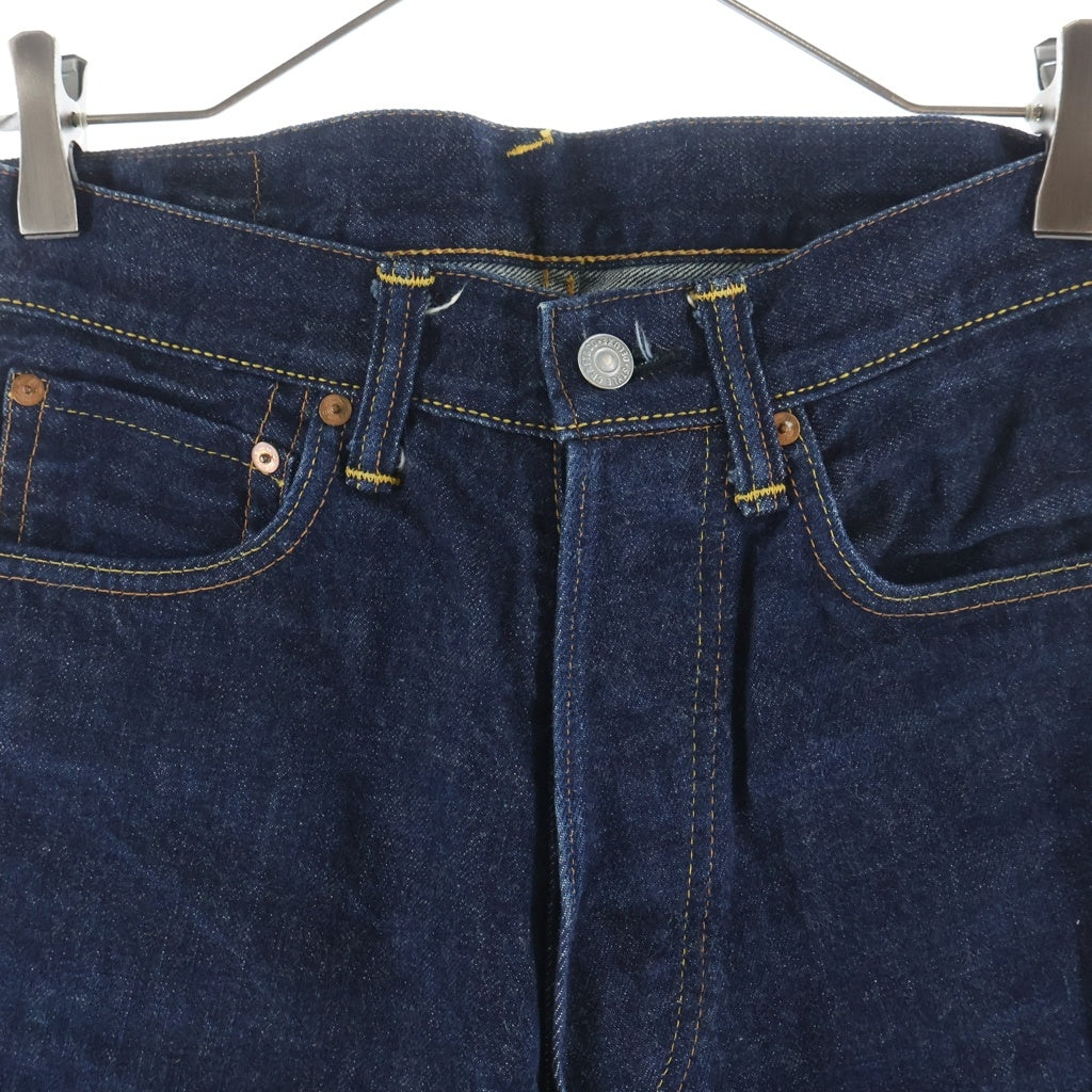 EVISU(エビス) 00s No.2 2001 Denim Pants ボタンフライ デニムパンツ ペイント インディゴ