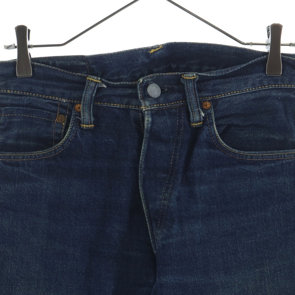 EVISU(エビス) 00s No.2 2000 Denim Pants ボタンフライ ペイント デニムパンツ インディゴ