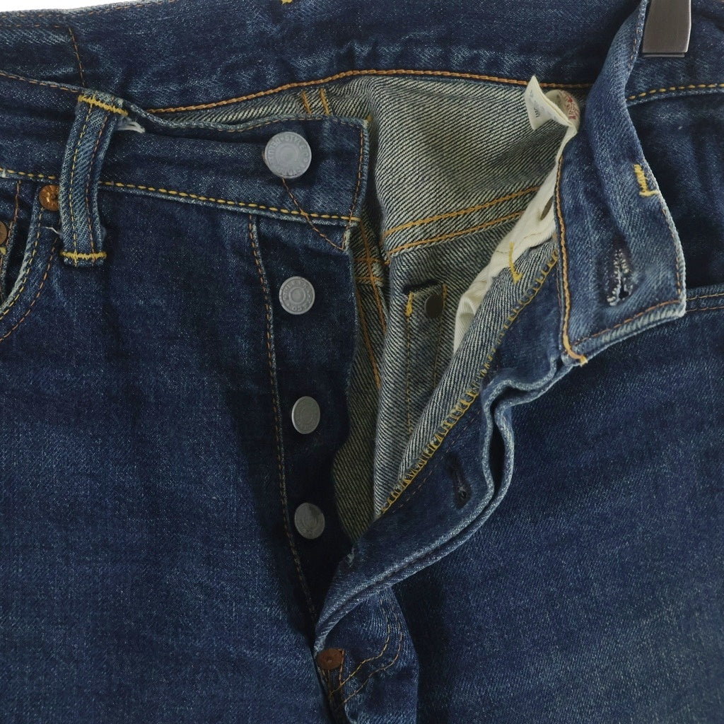 EVISU(エビス) 00s No.2 2000 Denim Pants ボタンフライ ペイント デニムパンツ インディゴ