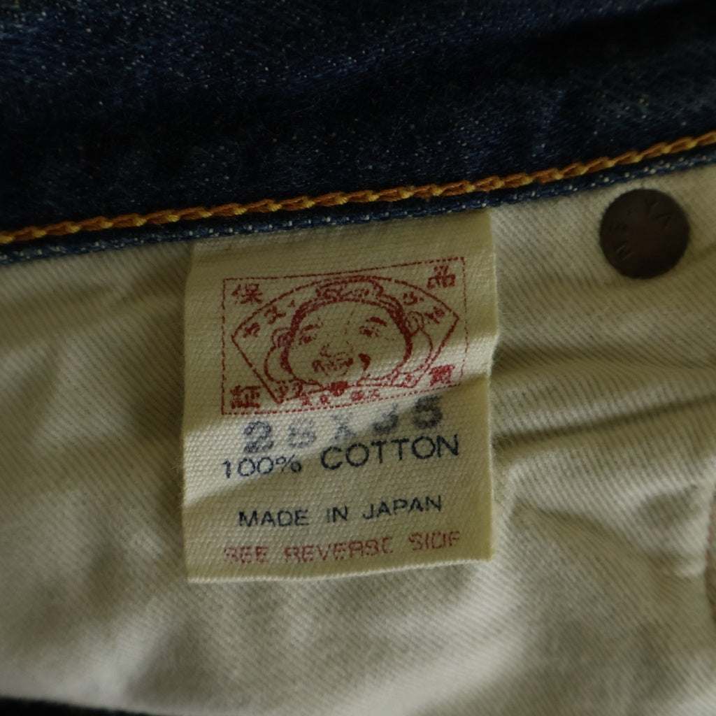 EVISU(エビス) 00s No.2 2000 Denim Pants ボタンフライ ペイント デニムパンツ インディゴ