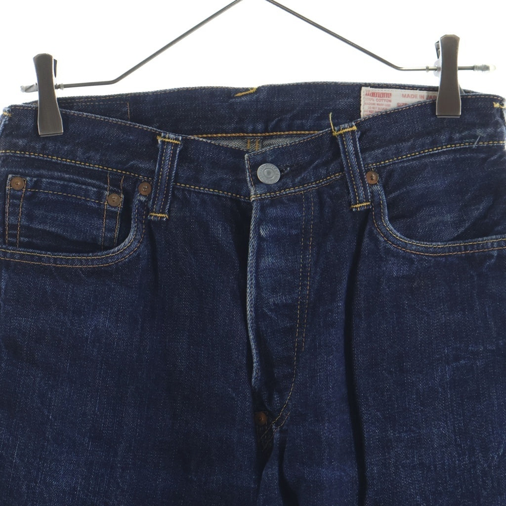 EVISU(エビス) 00s No.1 SPECIAL 2001 Denim Pants ボタンフライ ペイント デニムパンツ インディゴ