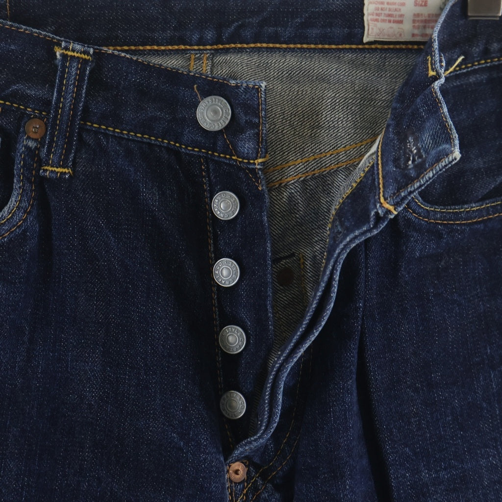 EVISU(エビス) 00s No.1 SPECIAL 2001 Denim Pants ボタンフライ ペイント デニムパンツ インディゴ