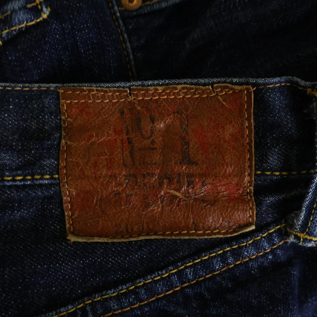 EVISU(エビス) 00s No.1 SPECIAL 2001 Denim Pants ボタンフライ ペイント デニムパンツ インディゴ