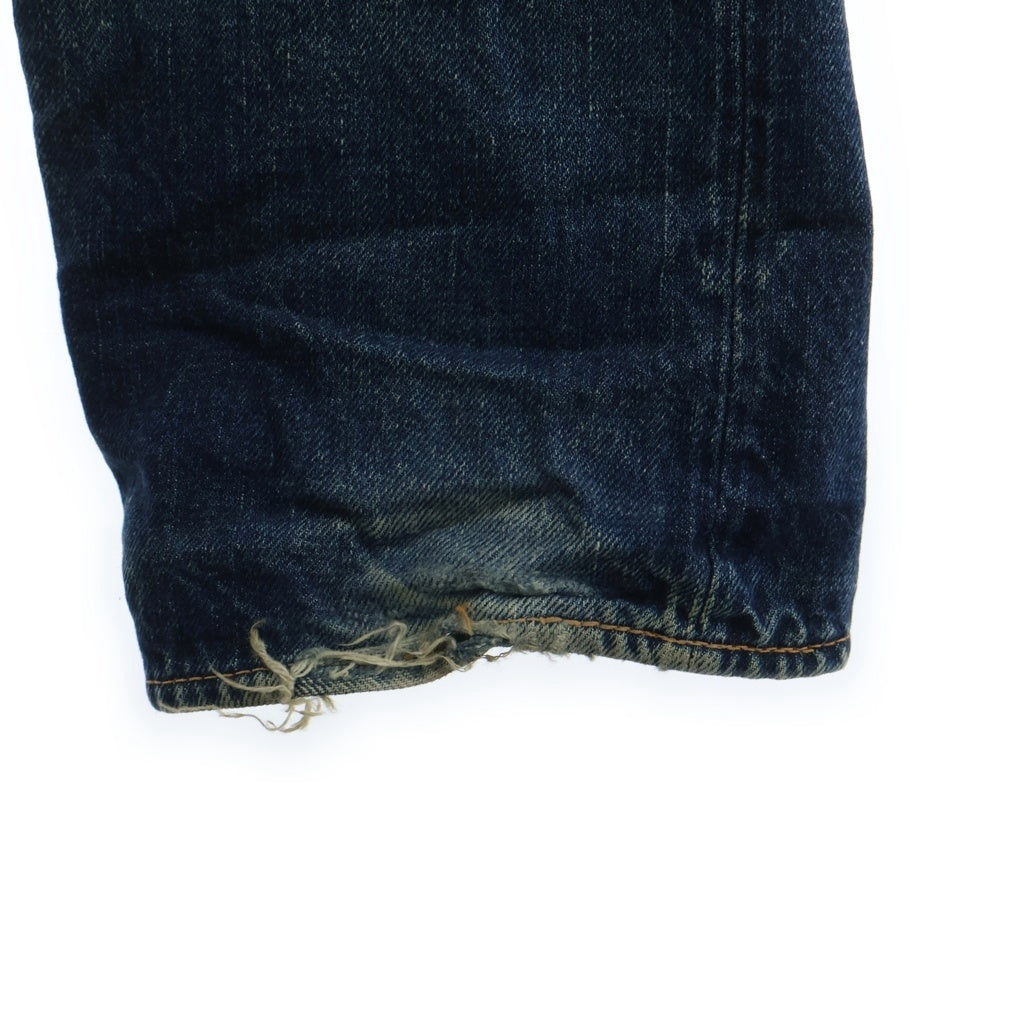 EVISU(エビス) 00s No.1 SPECIAL 2001 Denim Pants ボタンフライ ペイント デニムパンツ インディゴ