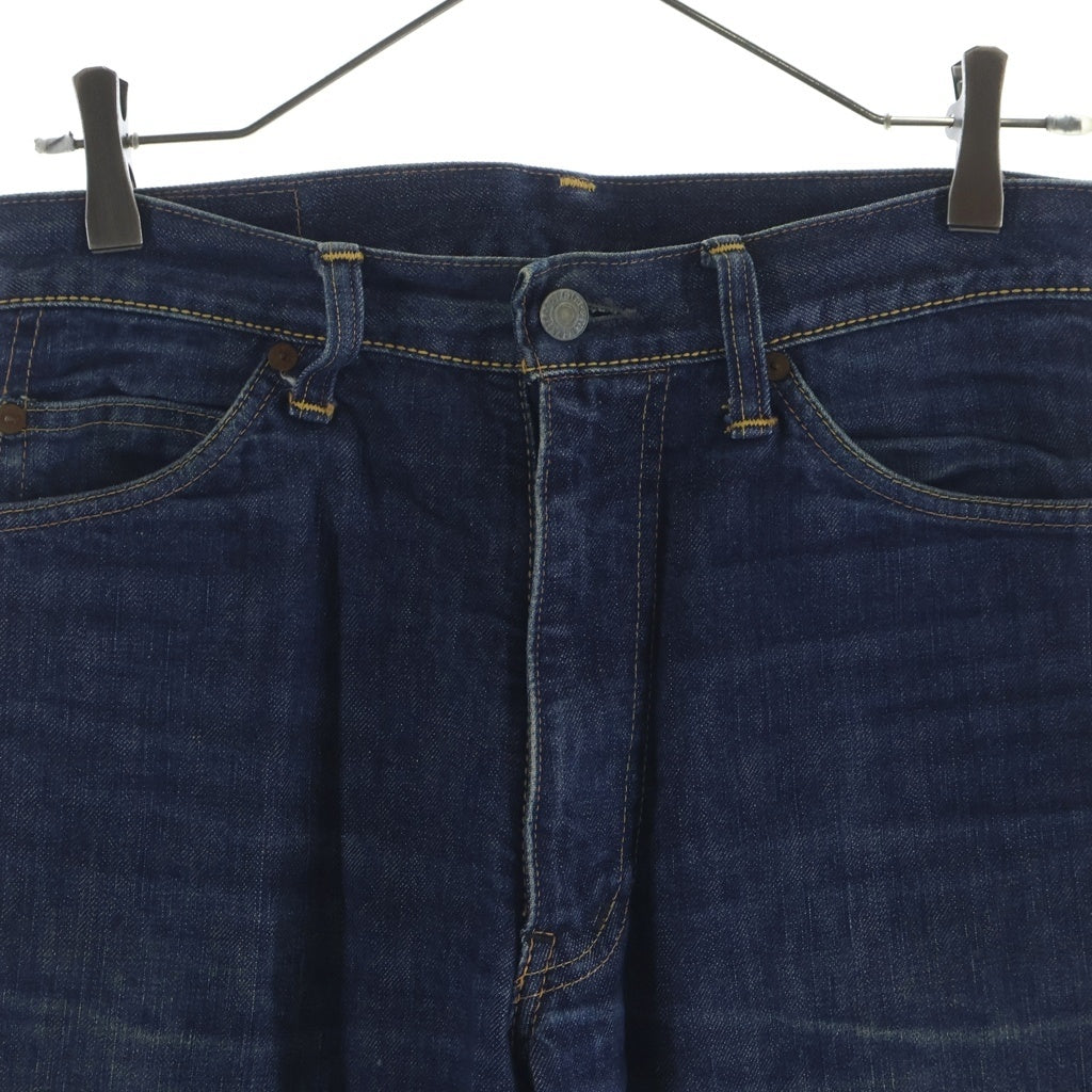 EVISU(エビス) 00s 2017 Denim Pants ボタンフライ ダブルニー デニムパンツ ペイント インディゴ
