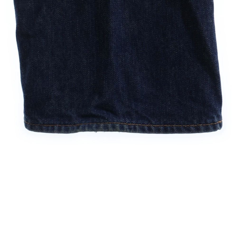 EVISU(エビス) 00s 2017 Denim Pants ボタンフライ ダブルニー デニムパンツ ペイント インディゴ