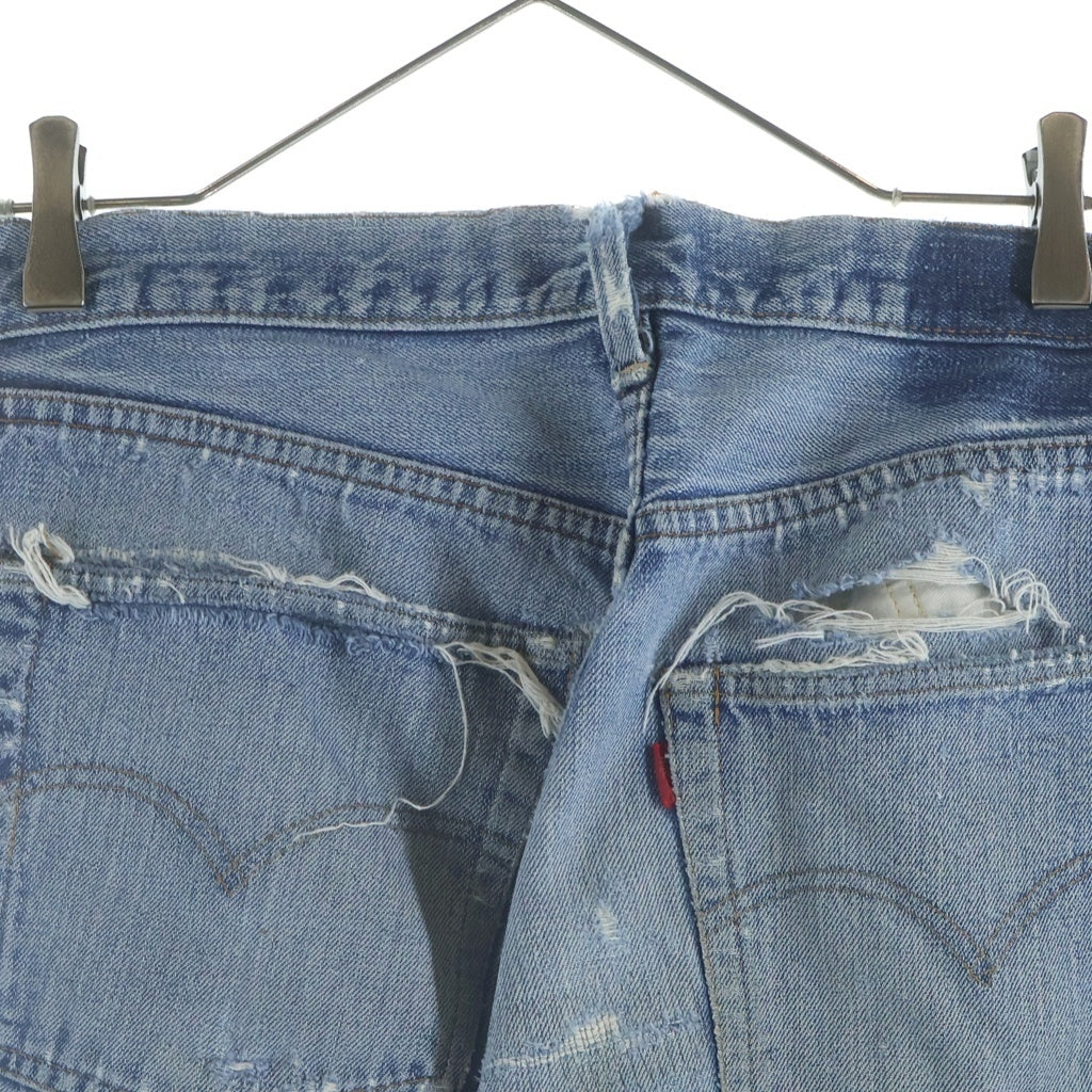 Levi's(リーバイス) 70s VINTAGE 501 BIG E後期 ヴィンテージ 両面BIG E 不均等V ボタン裏6 ボタンフライ デニムパンツ インディゴ