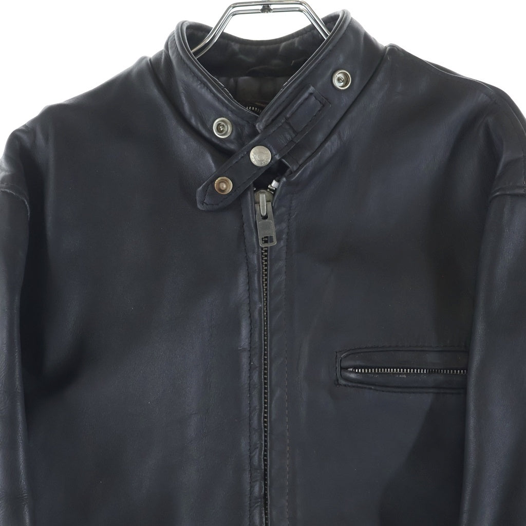 SCHOTT(ショット) 641 Single Leather Jacket ホースハイド シングルライダースジャケット ブラック