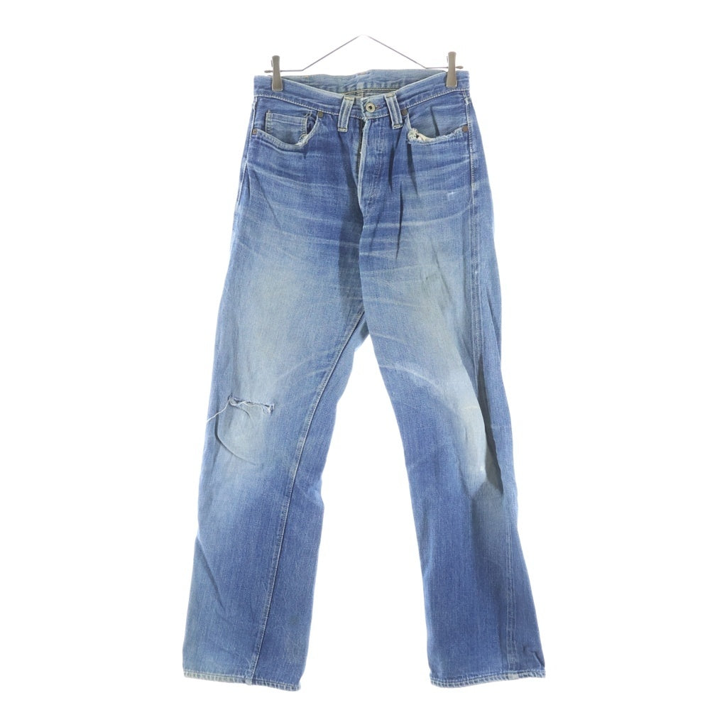 DENIME(ドゥニーム) VINTAGE 片面タグ ボタンフライ デニム ストレートパンツ インディゴ