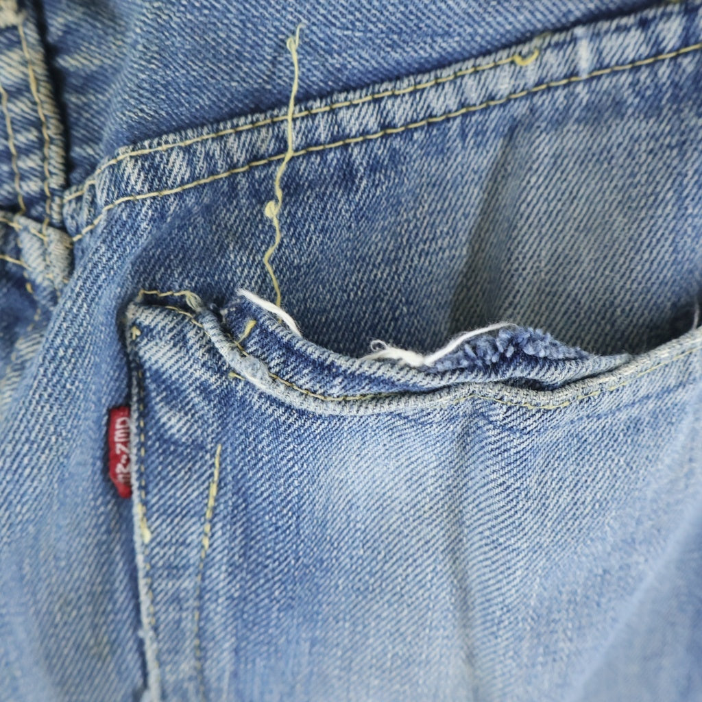 DENIME(ドゥニーム) VINTAGE 片面タグ ボタンフライ デニム ストレートパンツ インディゴ