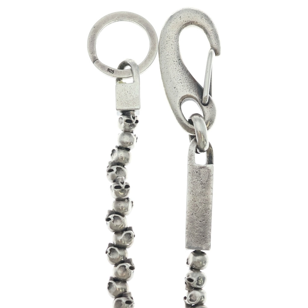 NUMBER (N)INE(ナンバーナイン) 01SS Archive タイム期 ×JAM HOME MADE & ready made Scull Wallet Chain Silver スカル ウォレットチェーン シルバー