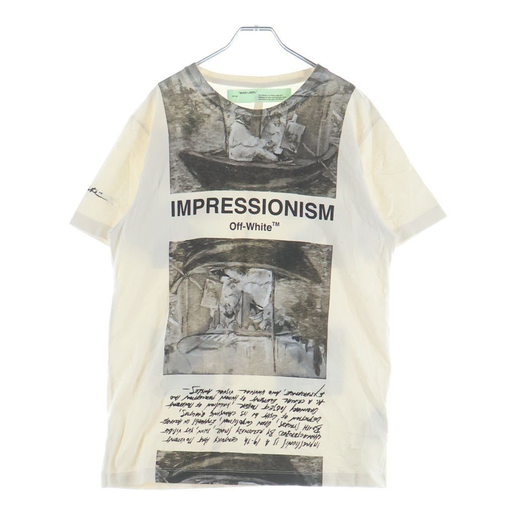 OFF-WHITE(オフホワイト) 19SS Newspaper T-Shirt 半袖Tシャツ ホワイト OMAA027R19185013