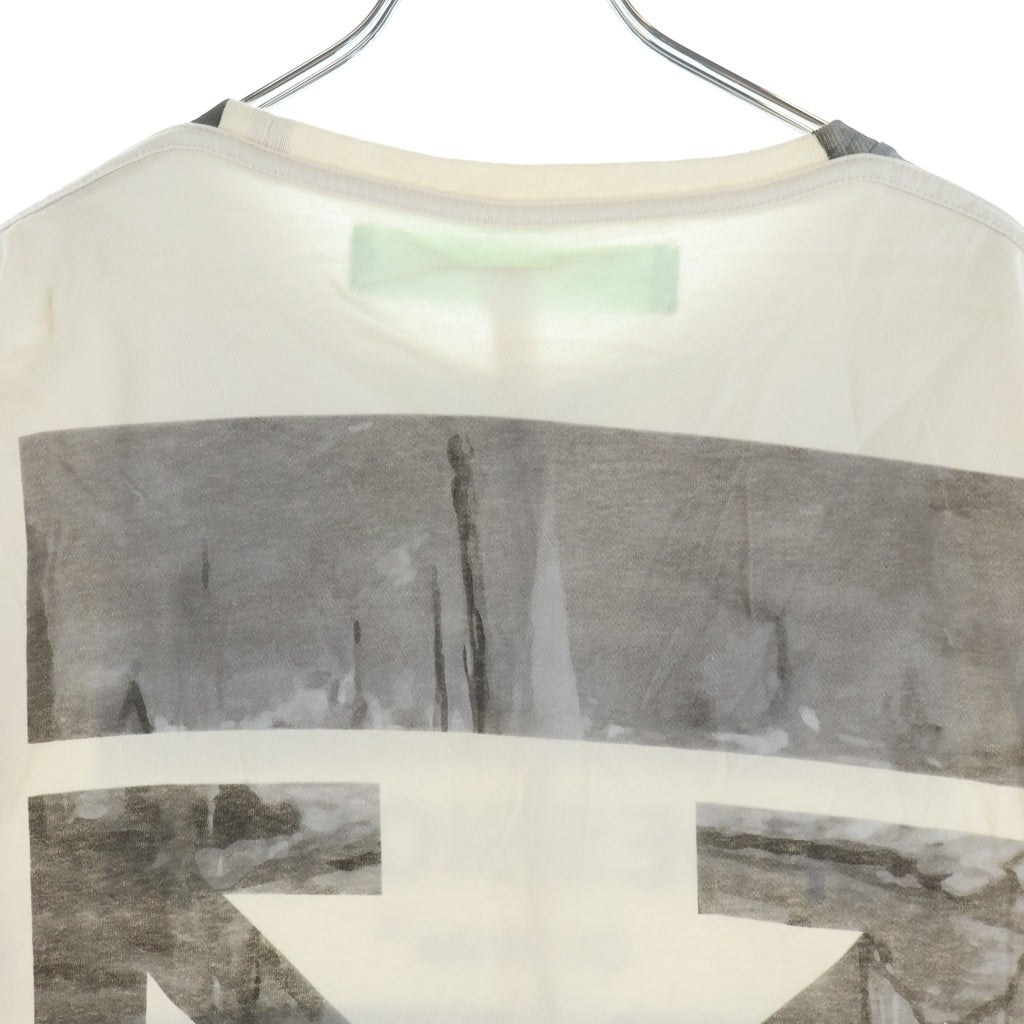 OFF-WHITE(オフホワイト) 19SS Newspaper T-Shirt 半袖Tシャツ ホワイト OMAA027R19185013