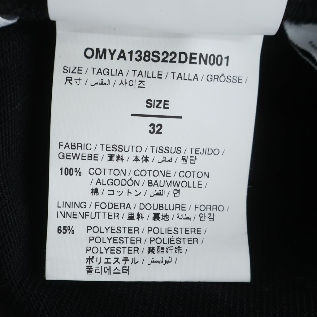 OFF-WHITE(オフホワイト) 22SS Camo Skate Jean カモスケートジーン デニムパンツ ブラック OMYA138S22DEN001