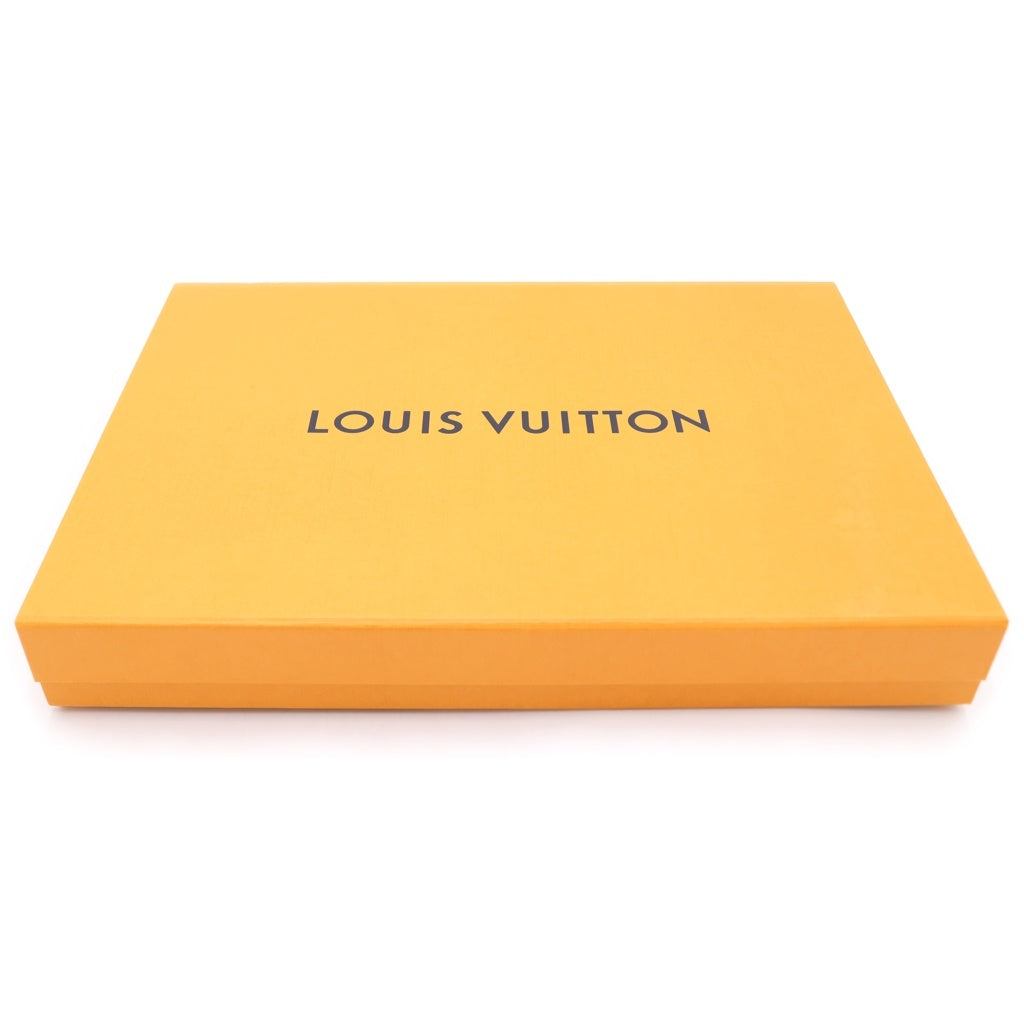 LOUIS VUITTON(ルイヴィトン) エシャルプ プティダミエ アルプス ワッペン付き ウールマフラー ブラック M71110