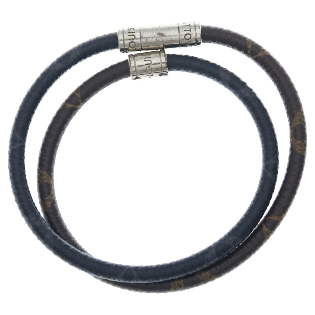 LOUIS VUITTON(ルイヴィトン) ブラスレ キープ イット レザーブレスレット ブラウン M6555E