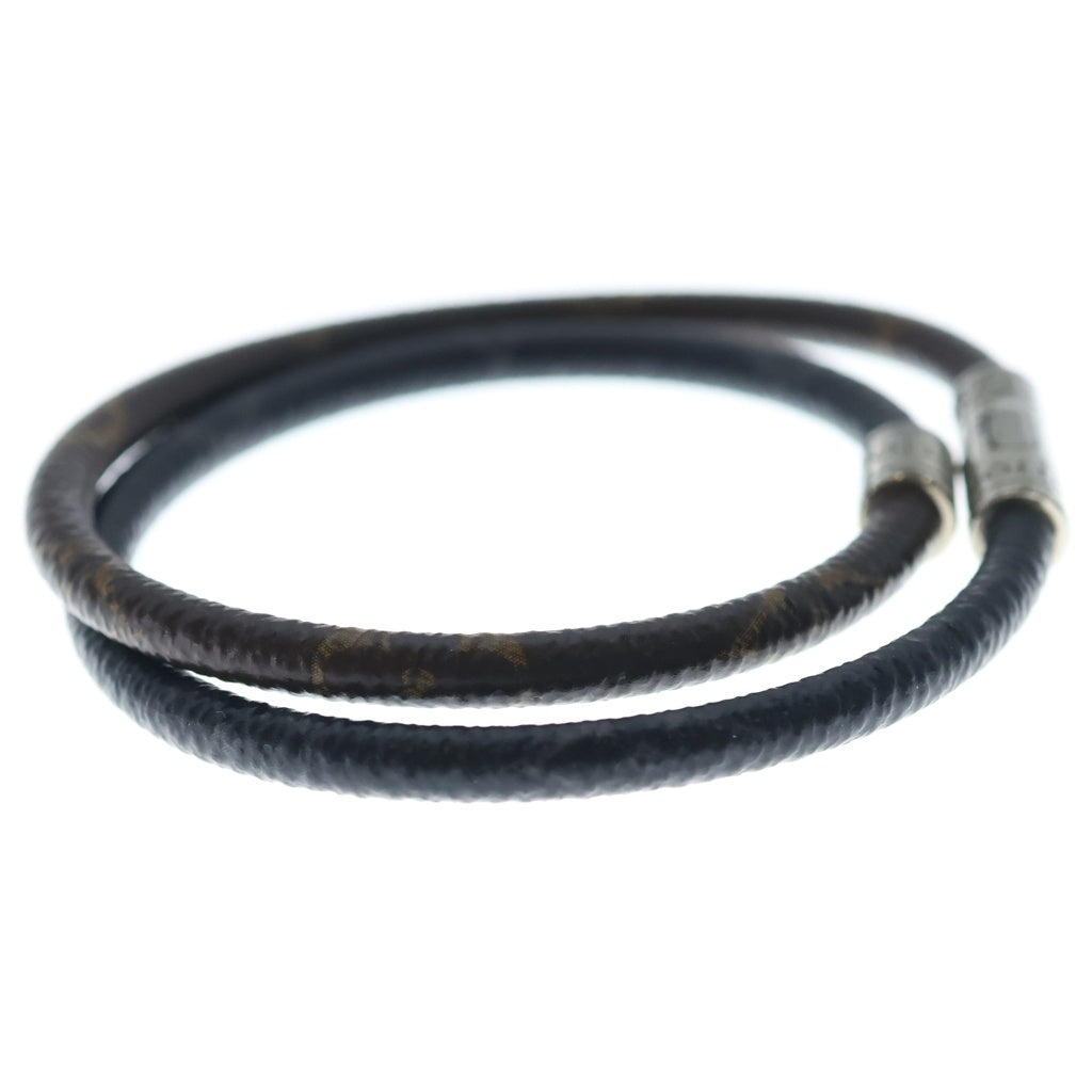LOUIS VUITTON(ルイヴィトン) ブラスレ キープ イット レザーブレスレット ブラウン M6555E