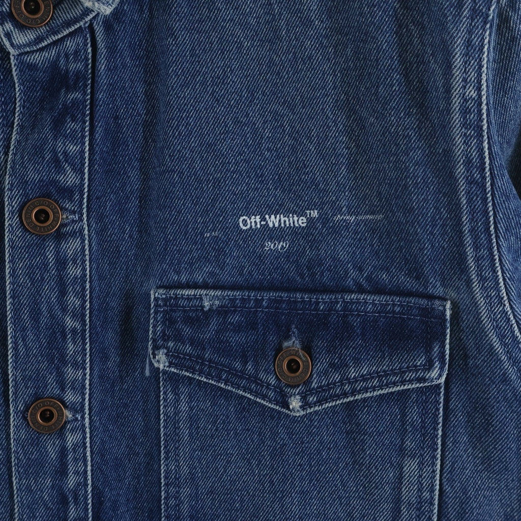 OFF-WHITE(オフホワイト) 19SS Denim Jacket デニムジャケット インディゴ OMYD010R19386012