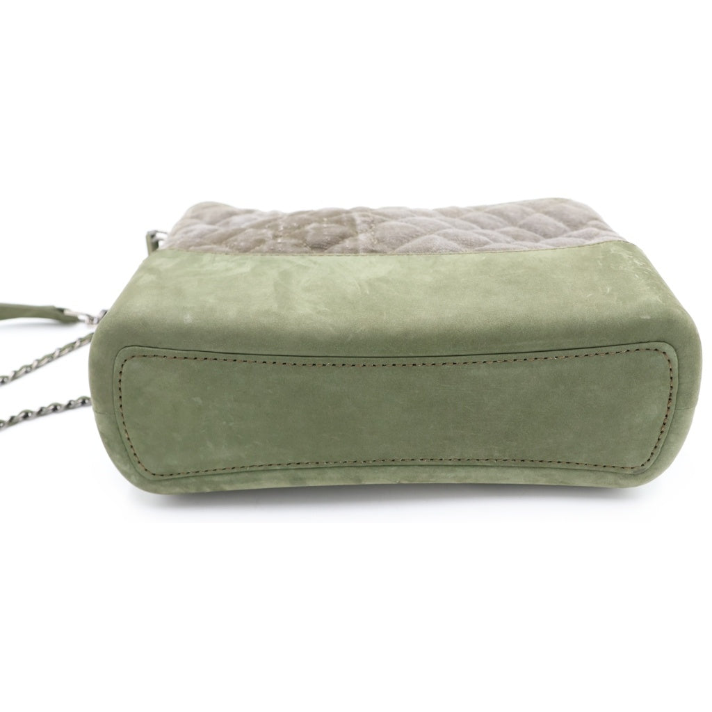 READY MADE(レディメイド) CHAIN HARD BAG ミリタリー キルティング チェーンショルダーバッグ カーキ レディース