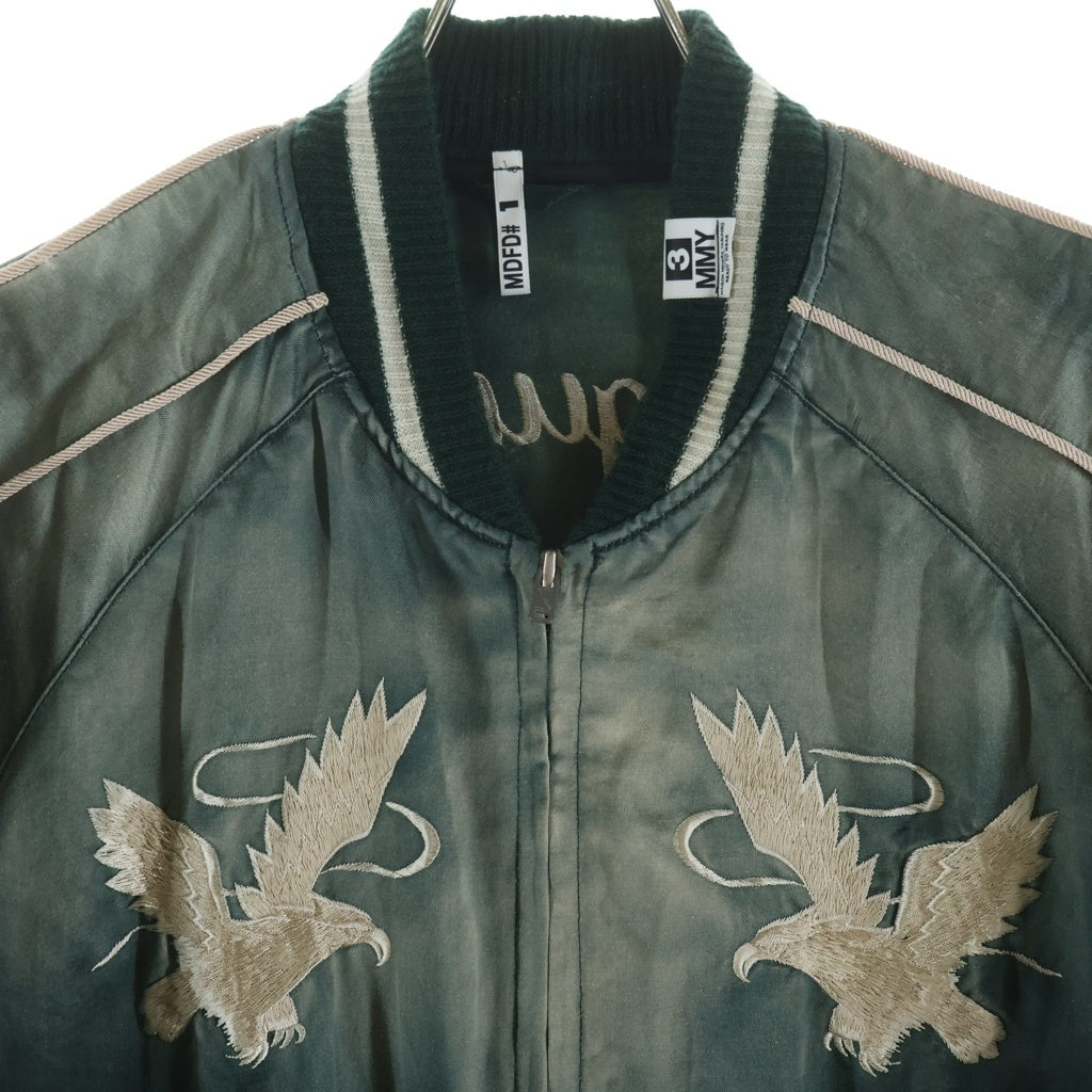 MAISON MIHARAYASUHIRO(メゾンミハラヤスヒロ) 24SS SOUVENIR JACKET スーベニアジャケット スカジャン グリーン J12BL041