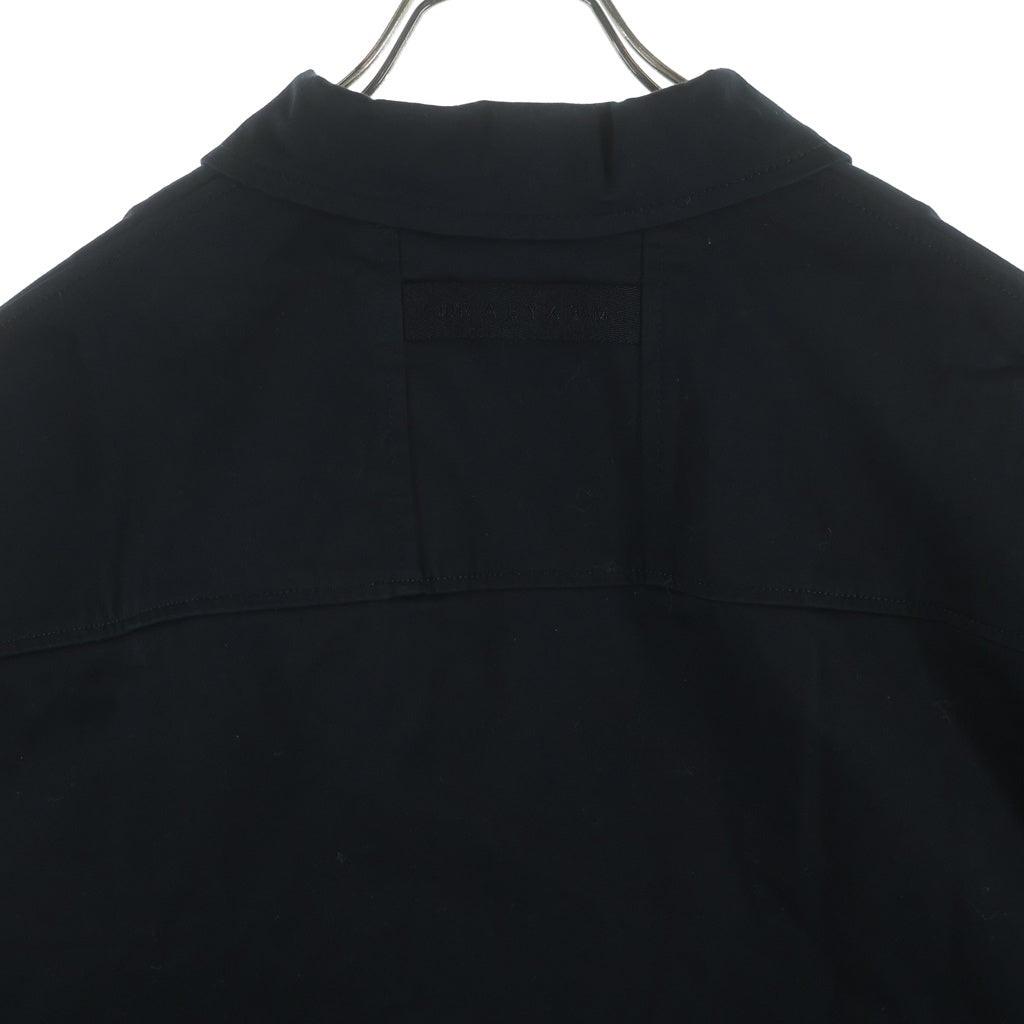 1017 ALYX 9SM(アリクス) Phantom Logo S/S Zip Shirt ジップアップ 半袖シャツ ブラック
