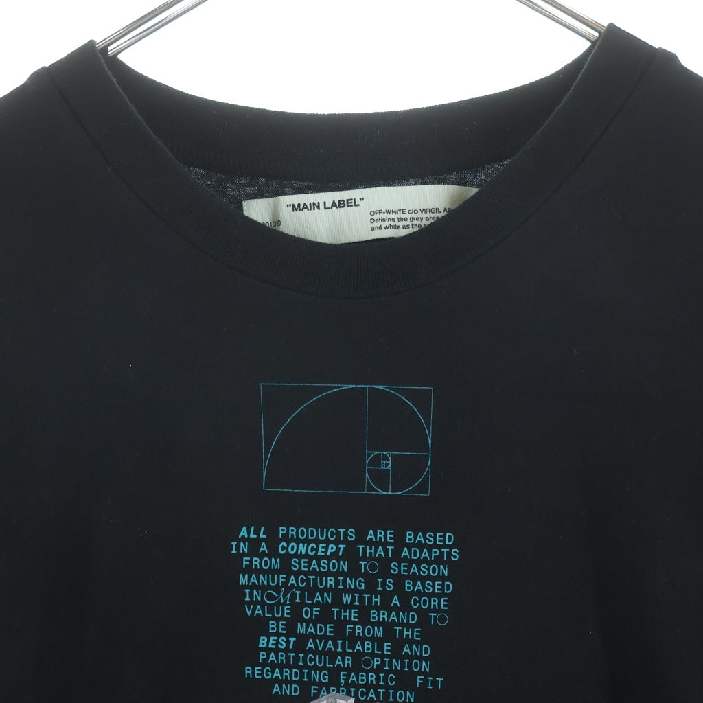 OFF-WHITE(オフホワイト) 20SS Dripping Arrows T-Shirt 半袖Tシャツ ブラック OMAA027R20185005