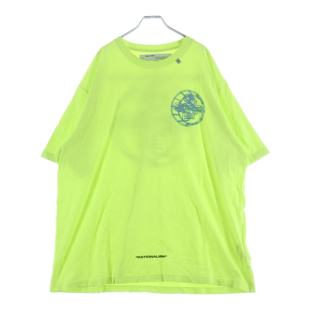 OFF-WHITE(オフホワイト) 20SS 3D Crossed Off S/S Over T-Shirt 半袖Tシャツ イエロー OMAA038R20185003