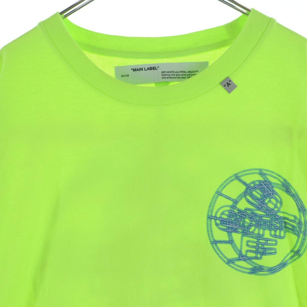 OFF-WHITE(オフホワイト) 20SS 3D Crossed Off S/S Over T-Shirt 半袖Tシャツ イエロー OMAA038R20185003