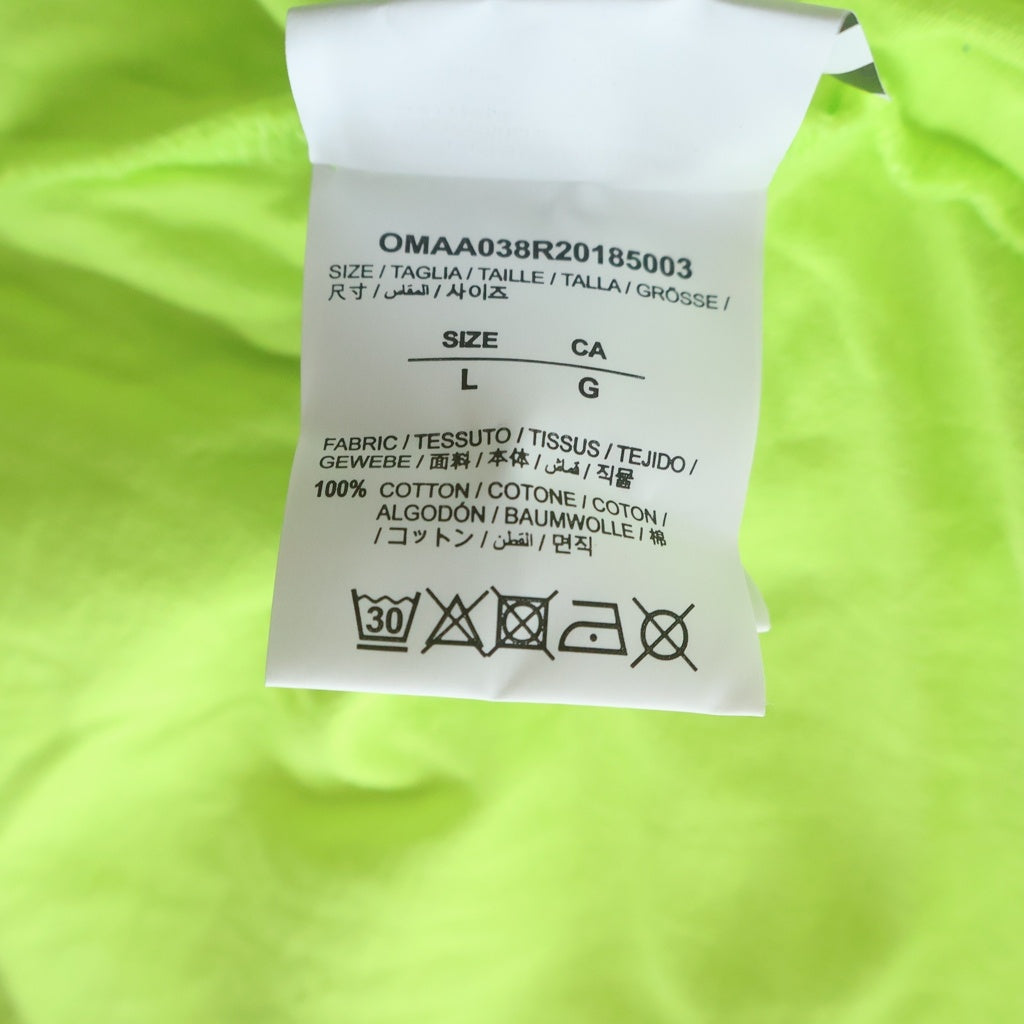 OFF-WHITE(オフホワイト) 20SS 3D Crossed Off S/S Over T-Shirt 半袖Tシャツ イエロー OMAA038R20185003