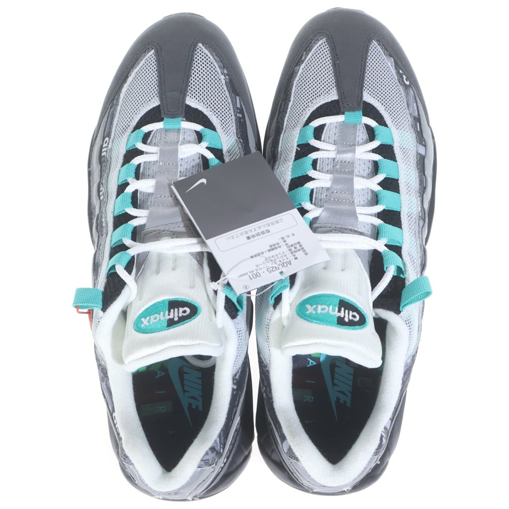 NIKE(ナイキ) ×ATMOS AIR MAX95 アトモス エアマックス95 ローカットスニーカー ブラック US10.5/28.5cm AQ0925-001
