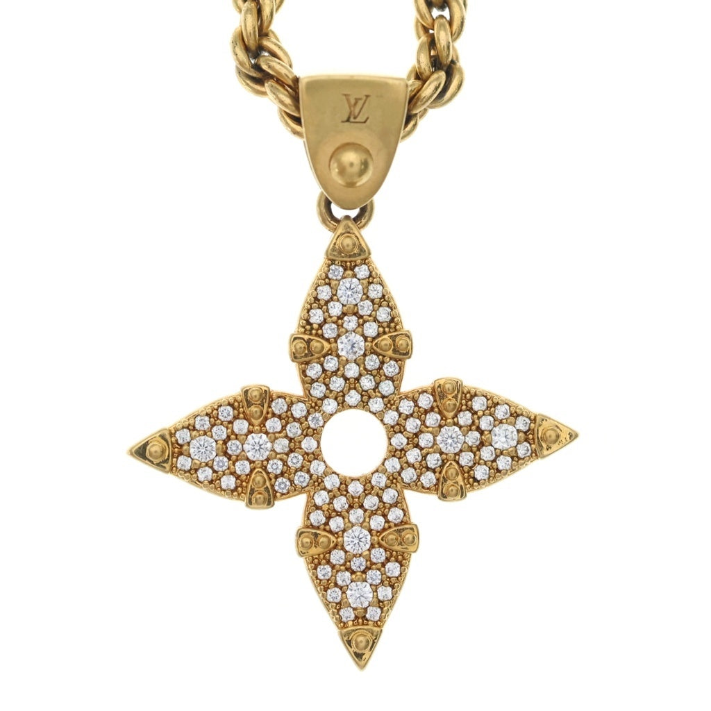 LOUIS VUITTON(ルイヴィトン) LV ロープ ペンダント ネックレス ゴールド M01751