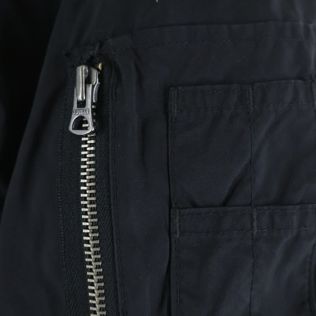 POLO RALPH LAUREN(ポロラルフローレン) B-15 ボアカラー チンストラップ フライトジャケット ブラック ‐