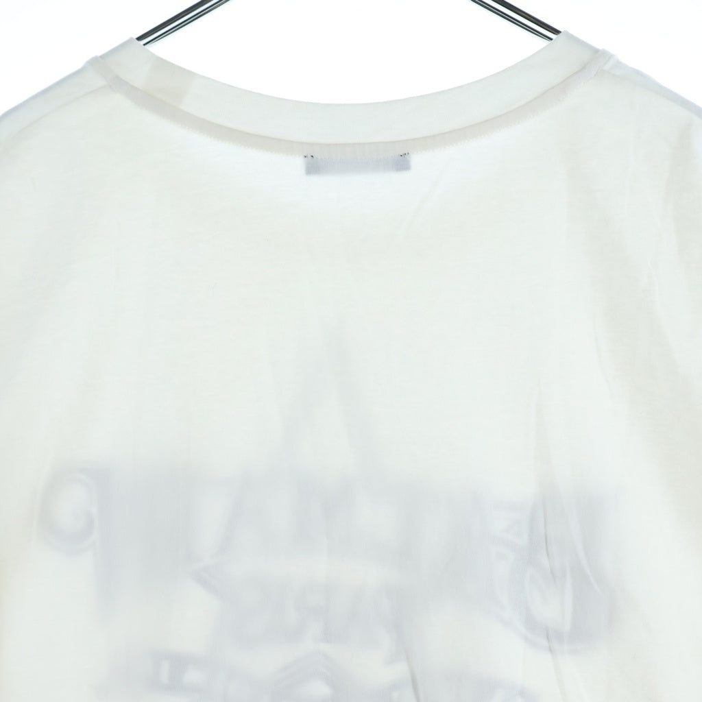 BALMAIN(バルマン) 24SS スタープリント 半袖Tシャツ カットソー ホワイト EG000GD29