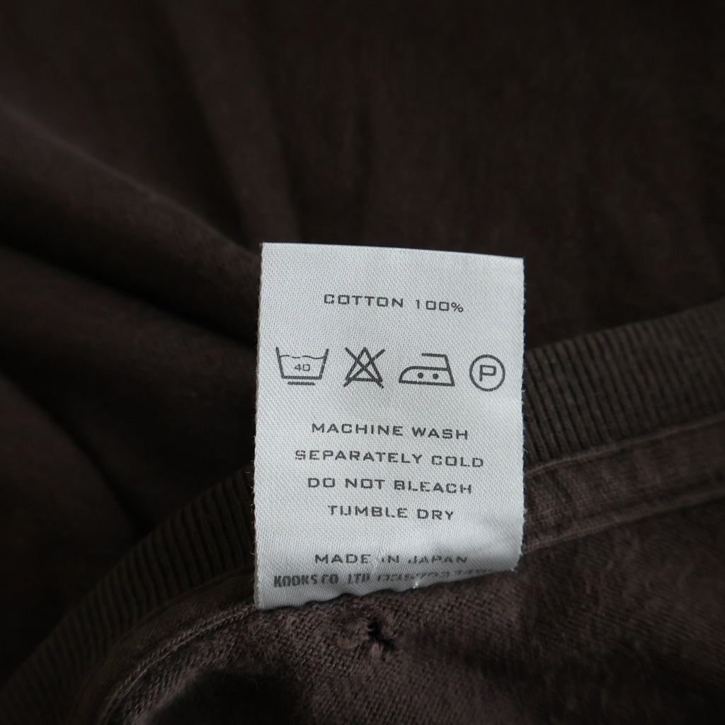 NUMBER (N)INE(ナンバーナイン) 02AW Archive ジョージ期 半袖Tシャツ カットソー ブラウン