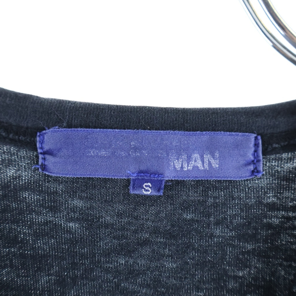 JUNYA WATANABE COMME des GARCONS(ジュンヤワタナベ コムデギャルソン) 00s レイヤード デザイン 半袖Tシャツ カットソー ブラック