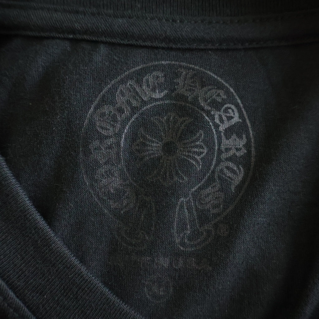CHROME HEARTS(クロムハーツ) Las Vegas Limited Horseshoe S/S Tee ラスベガス限定 ホースシュープリント 半袖Tシャツ カットソー ブラック