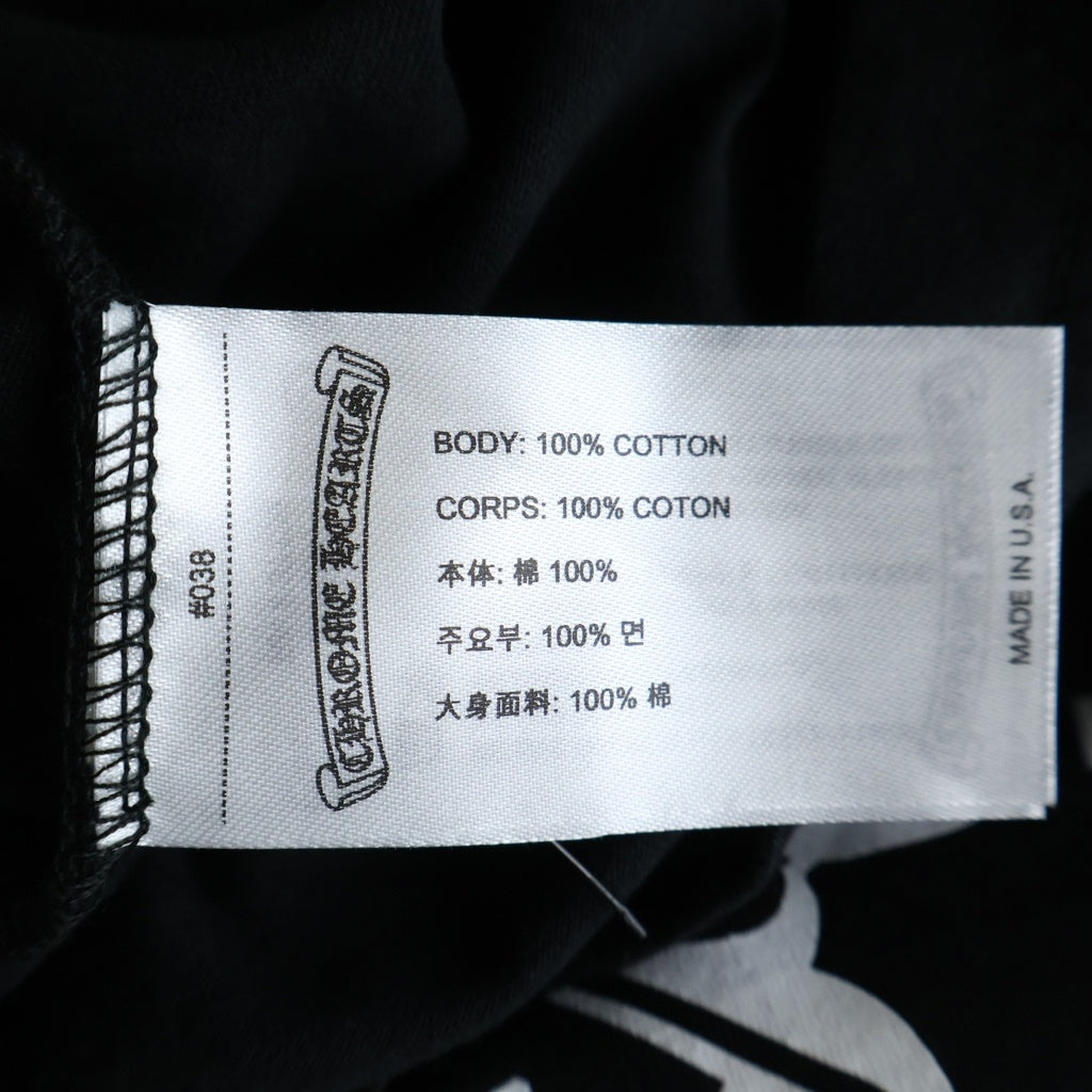 CHROME HEARTS(クロムハーツ) Las Vegas Limited Horseshoe S/S Tee ラスベガス限定 ホースシュープリント 半袖Tシャツ カットソー ブラック