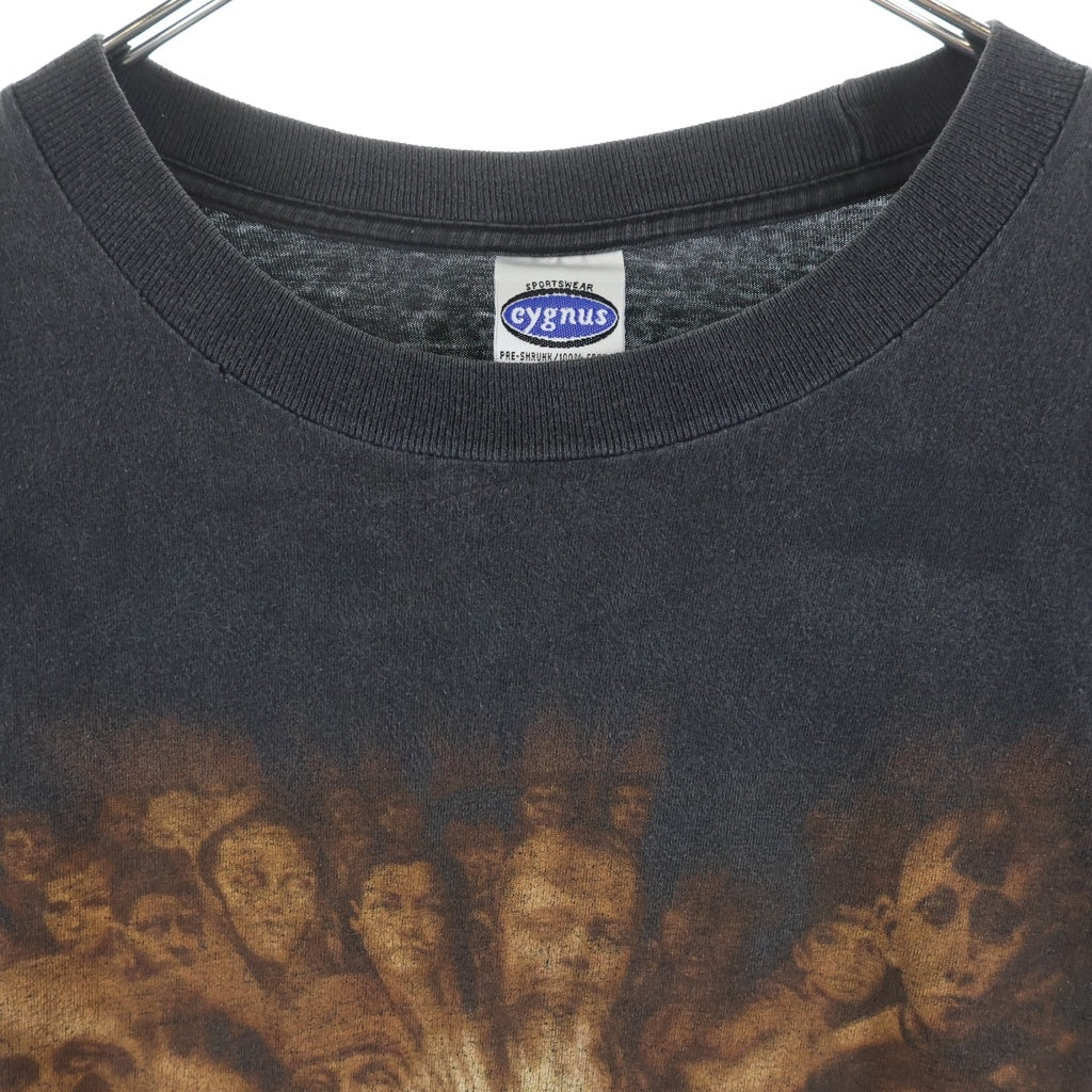 VINTAGE(ヴィンテージ) 00s KORN UNTOUCHABLES 2002 WORLD TOUR TEE コーン バンド 半袖Tシャツ カットソー ブラック