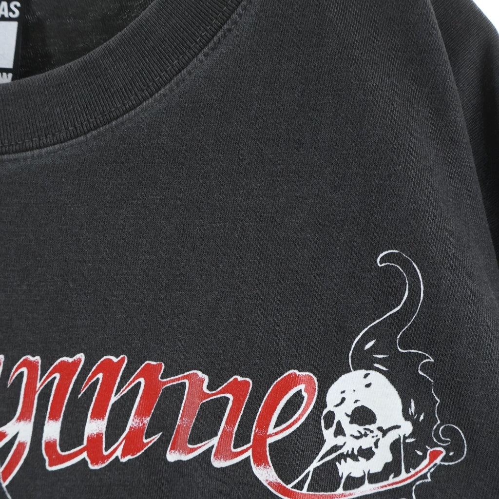 SAINT MICHAEL(セントマイケル) ×黒夢 Knife & Grape 半袖Tシャツ カットソー ブラック KRYM088
