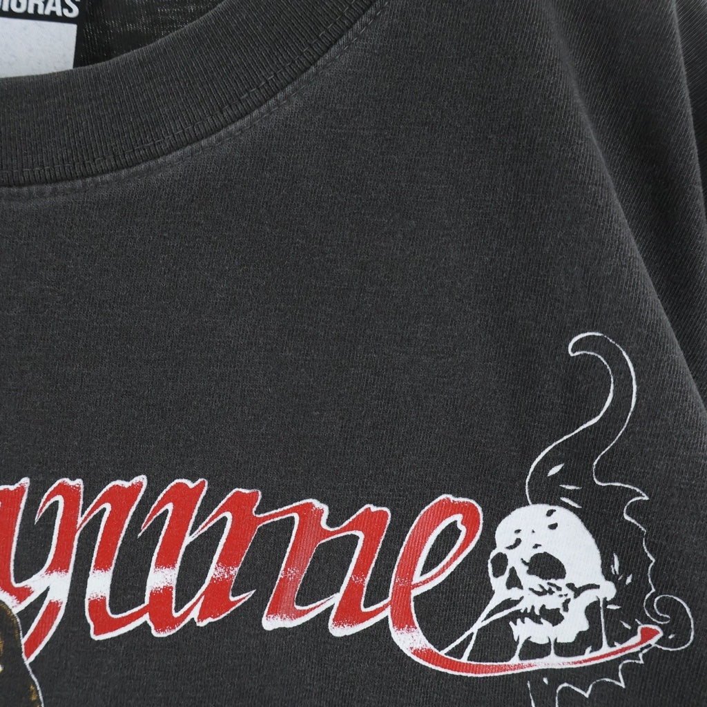 SAINT MICHAEL(セントマイケル) ×黒夢 Knife & Grape 半袖Tシャツ カットソー ブラック KRYM088