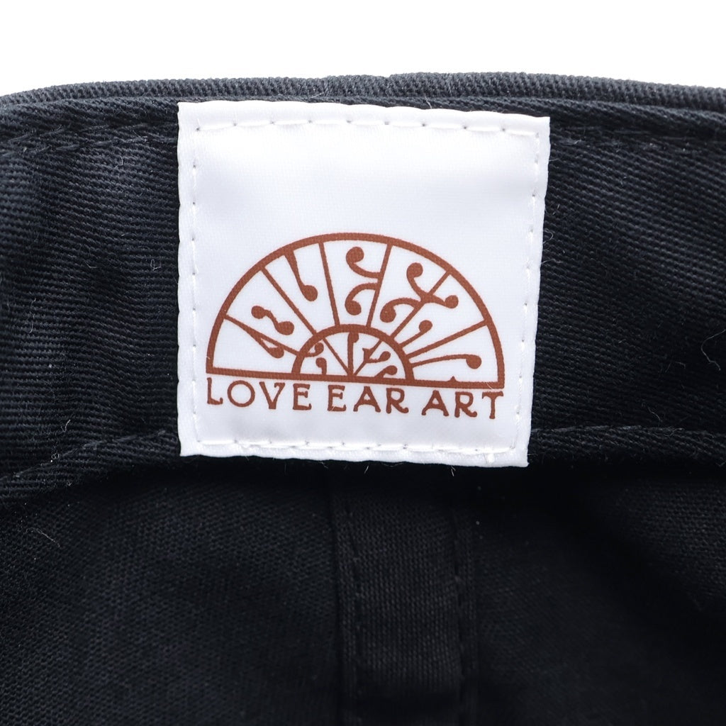 LOVE EAR ART(ラブ イヤー アート) Logo Cap ロゴ キャップ 帽子 ブラック