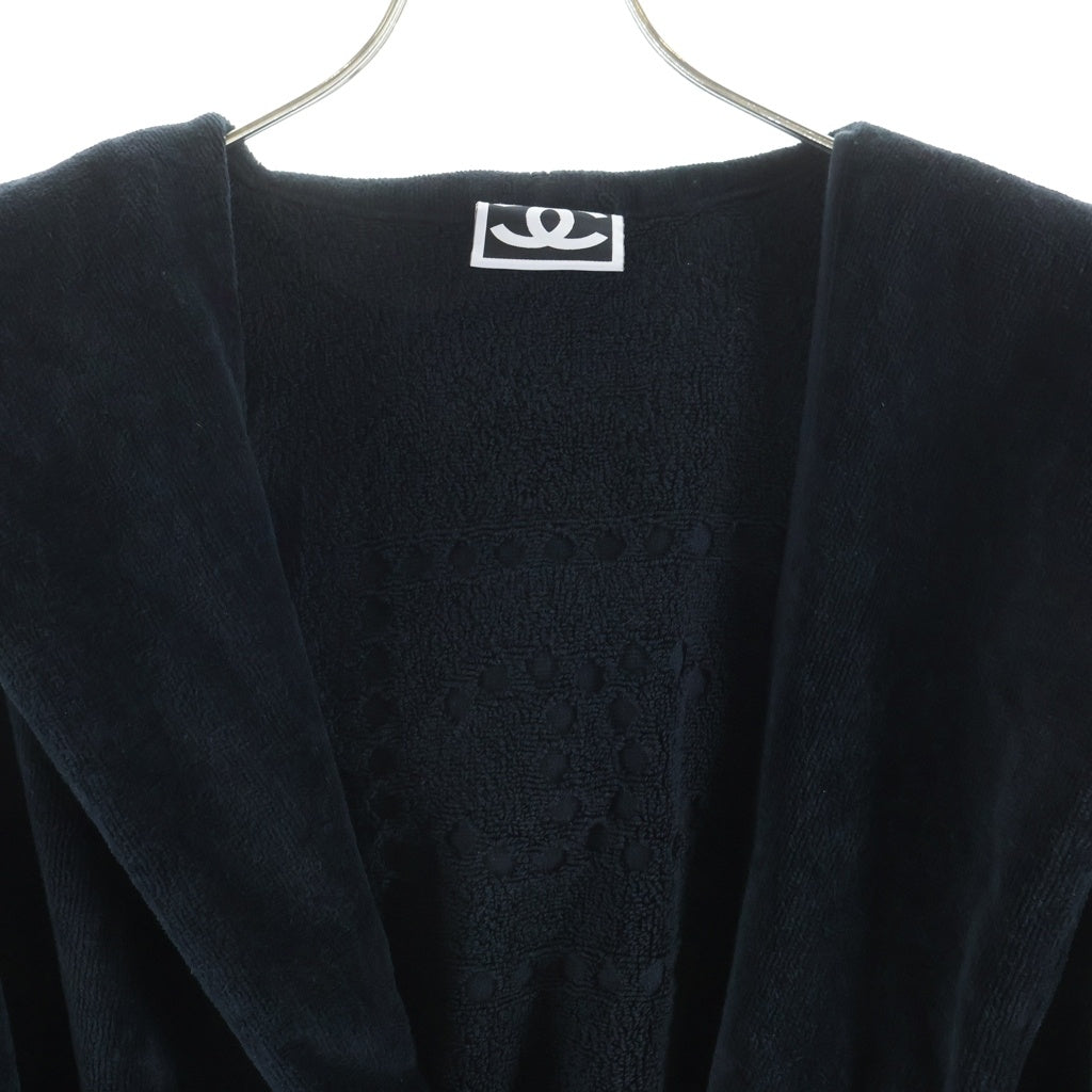 CHANEL(シャネル) 00s Archive Bath Robe ロング バスローブ コットン ネイビー レディース