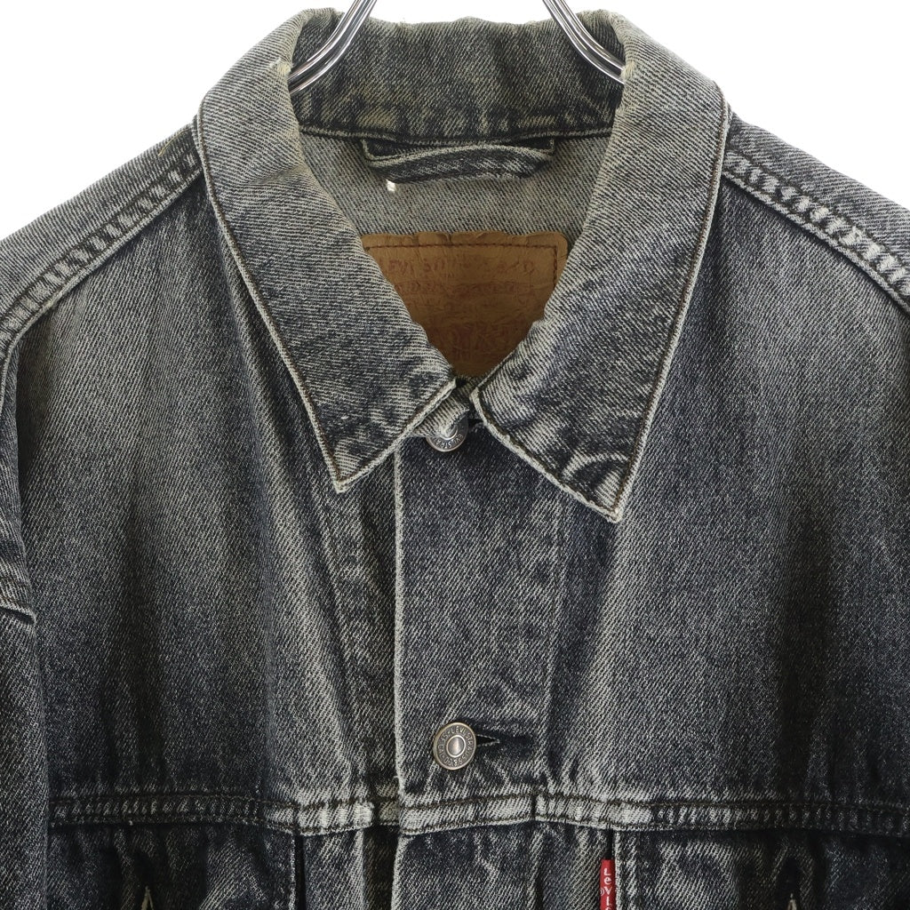 Levi's(リーバイス) 89s VINTAGE 70503 EURO Denim Jacket ヴィンテージ ユーロ デニムジャケット 先染め ブラック